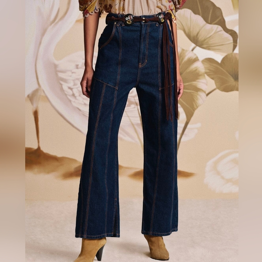 Farm Rio Wide Leg Jeans NWT